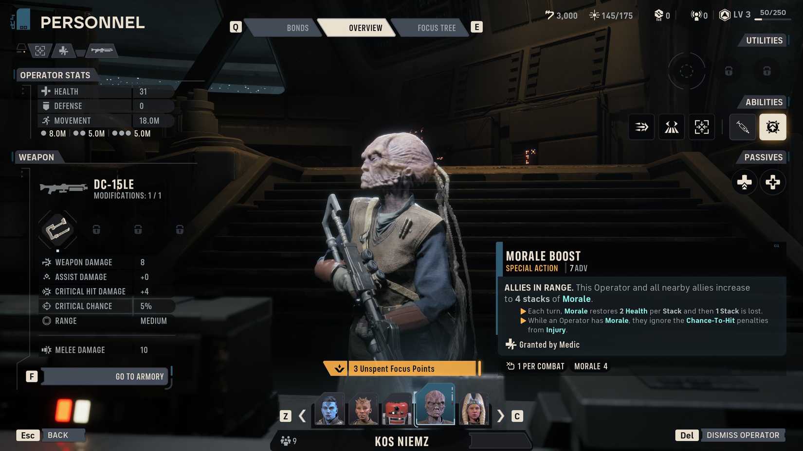 An ability tooltip in Star Wars Zero Company