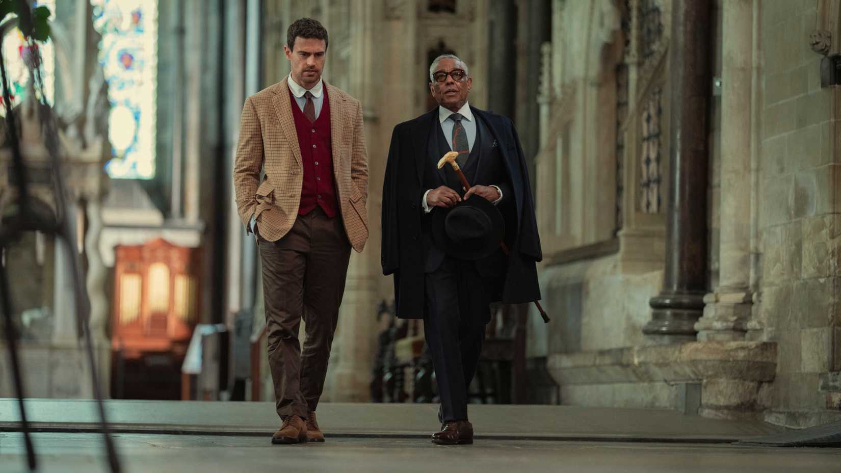 Theo James and Giancarlo Esposito in The Gentlemen season 2