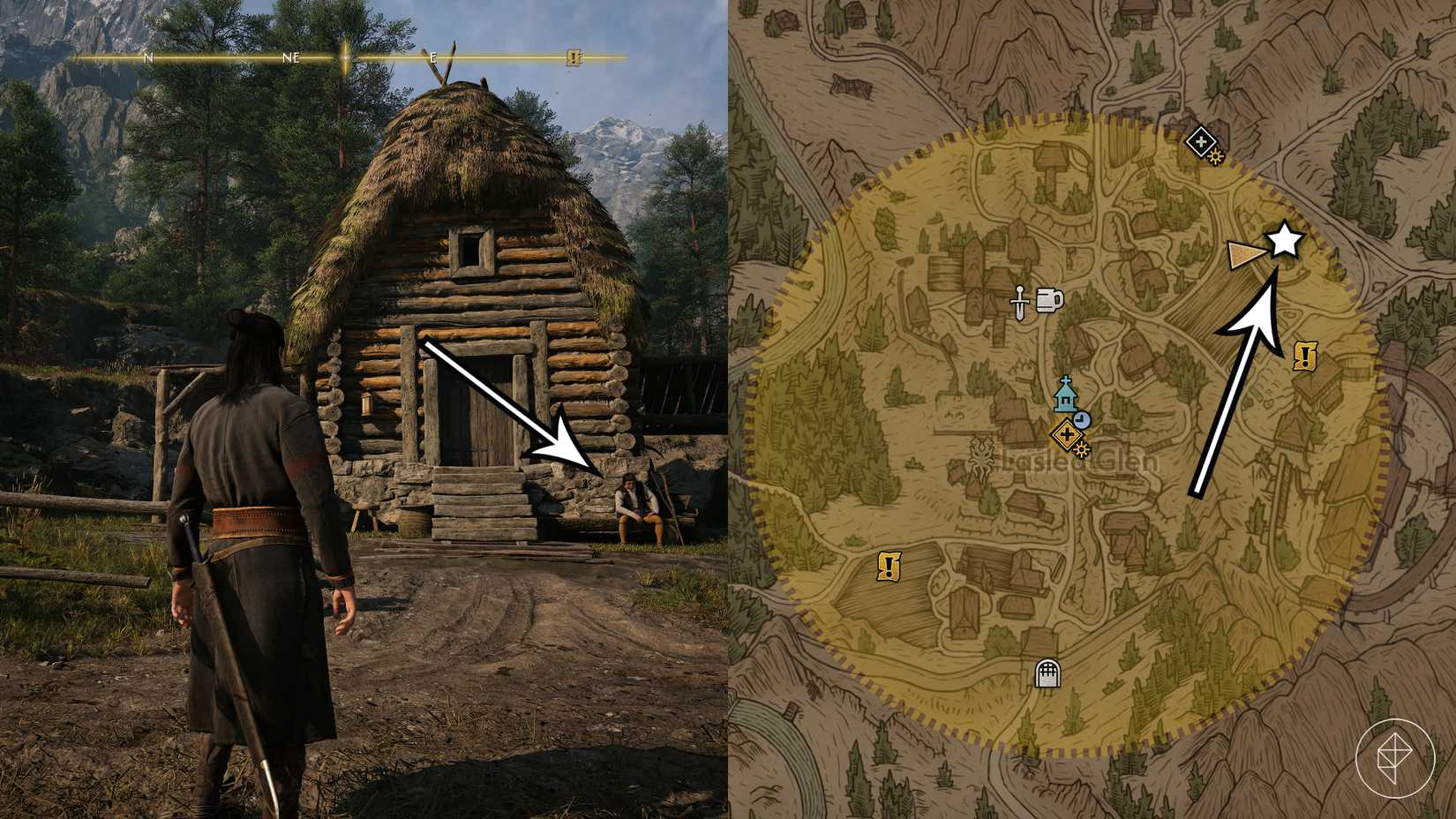 Premysl's location during The Blood of Dawnwalker's Blasphemy quest.