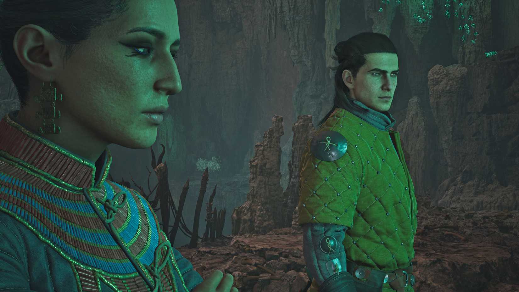 Coen and Lacra in The Blood of Dawnwalker.