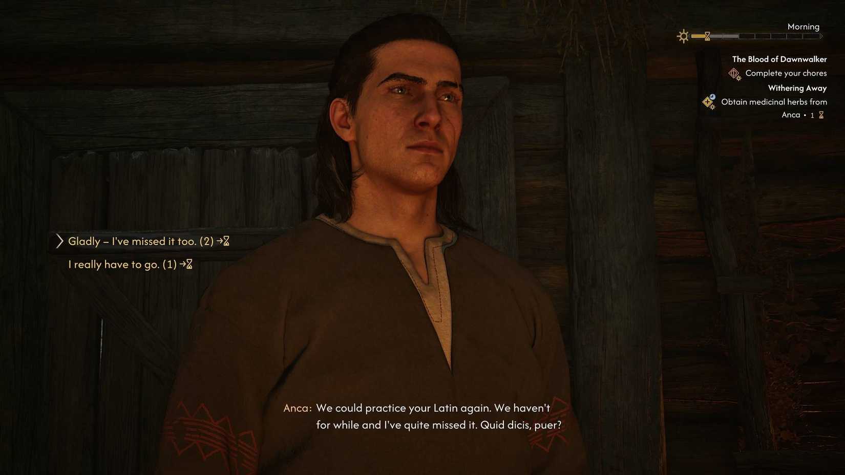 A close up of Coen in The Blood of Dawnwalker.