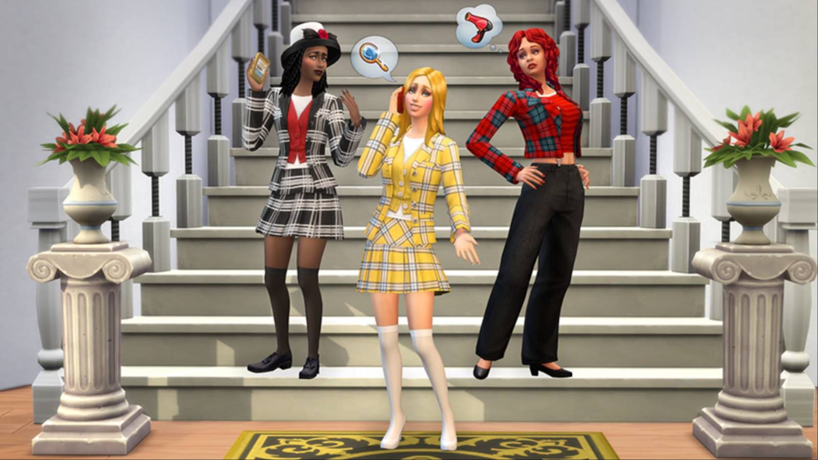 sims wearing clothes from clueless