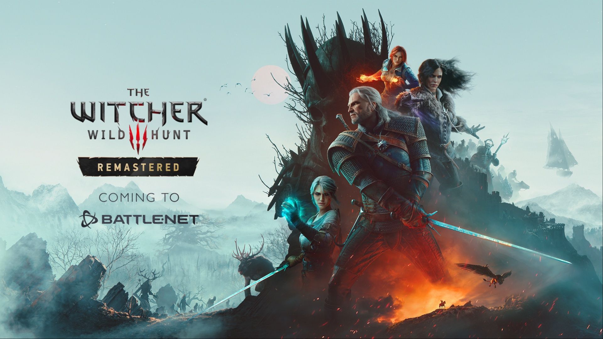 the witcher 3 key art