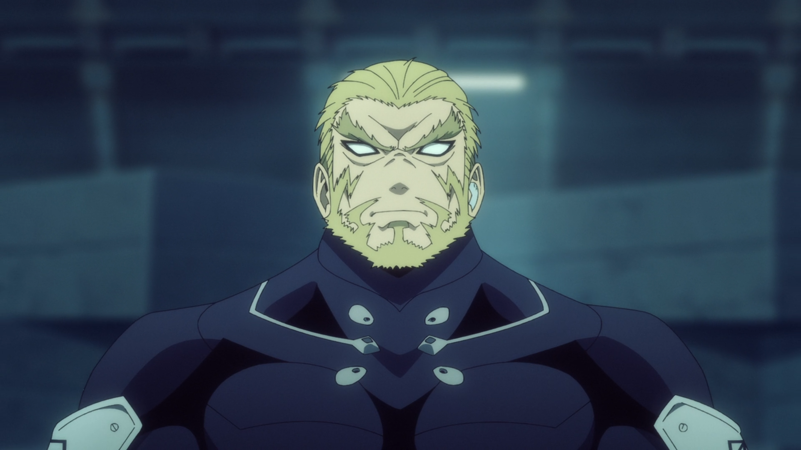 Isao Shinomiya looks menacing in Kaiju No. 8