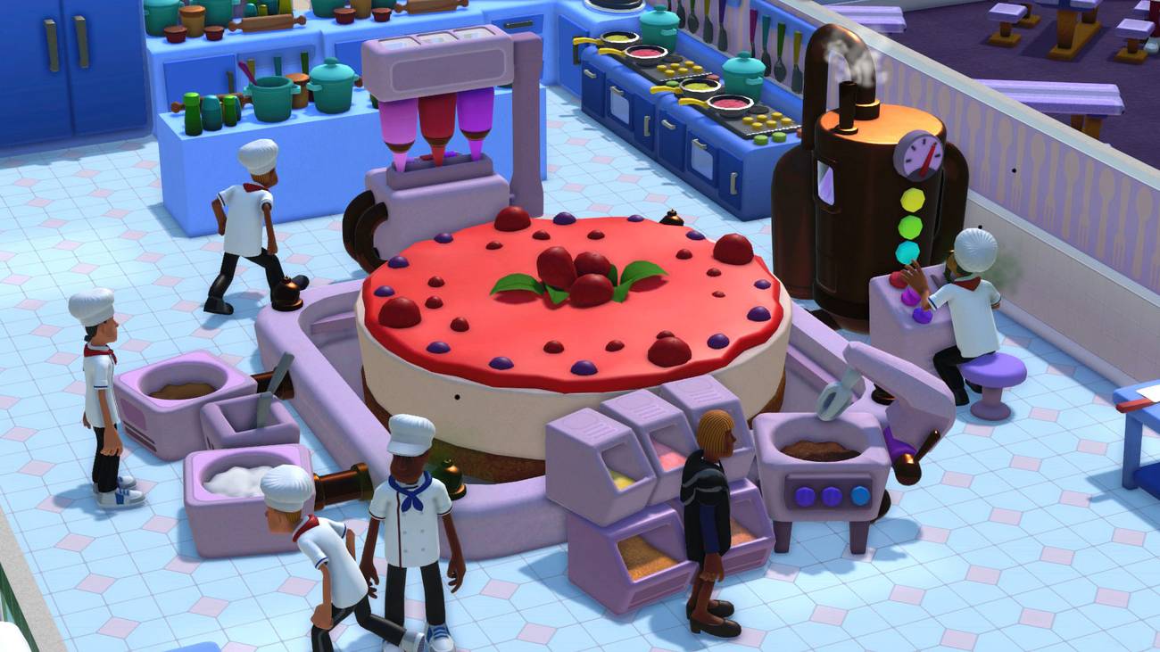 A cooking class in Two Point Campus
