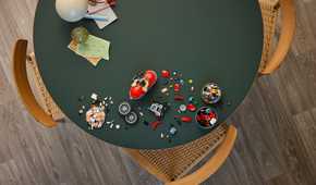 The Wallace and Gromit Set in a state of dissassembly.