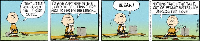Peanuts love Charlie Brown peanut butter
