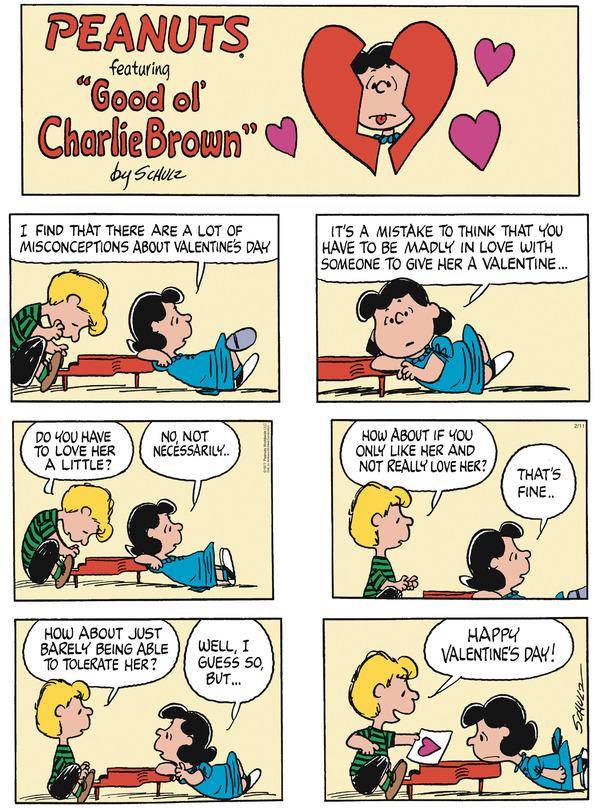 Peanuts love Lucy Schroeder