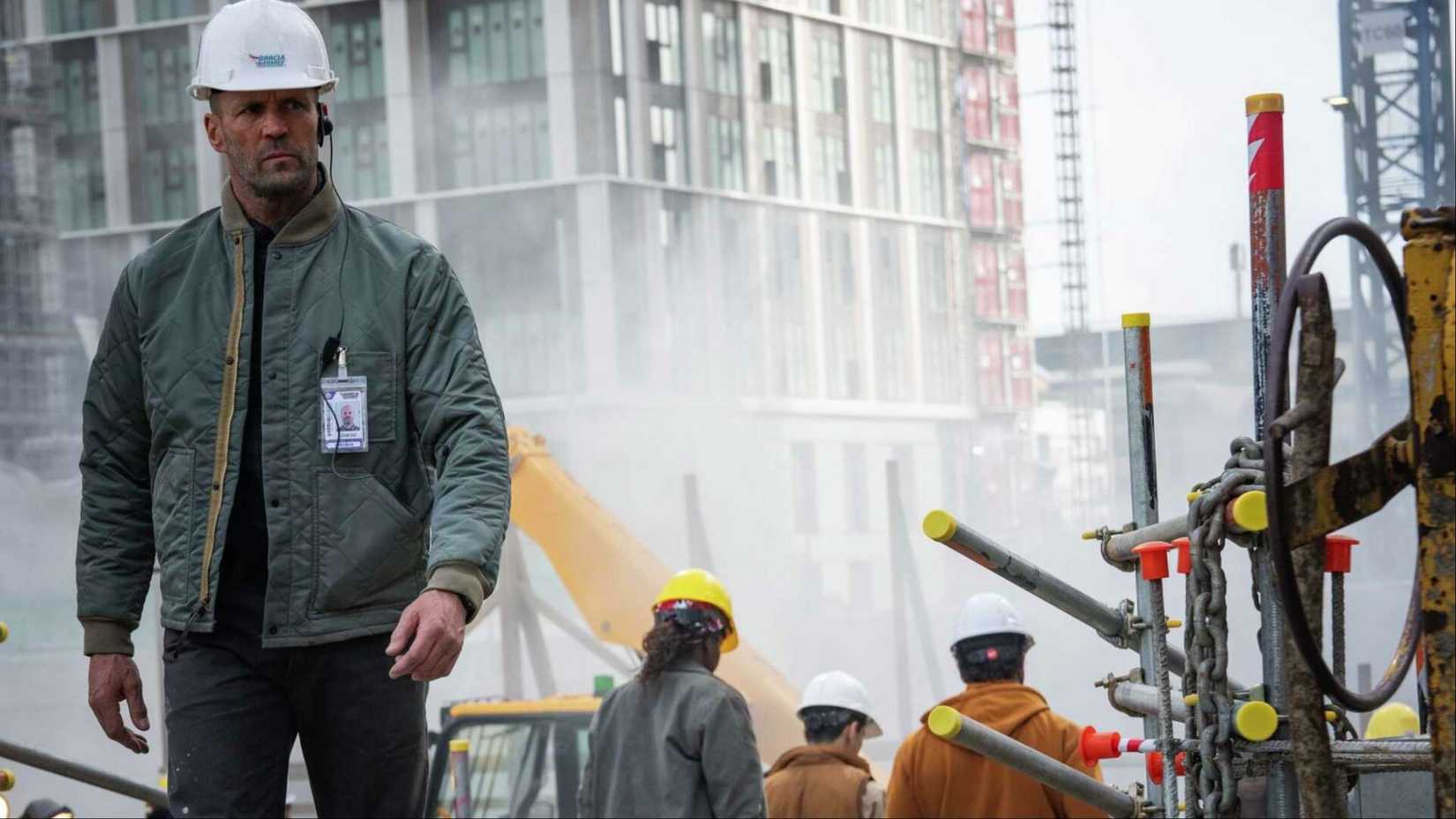 jason statham as a construction worker