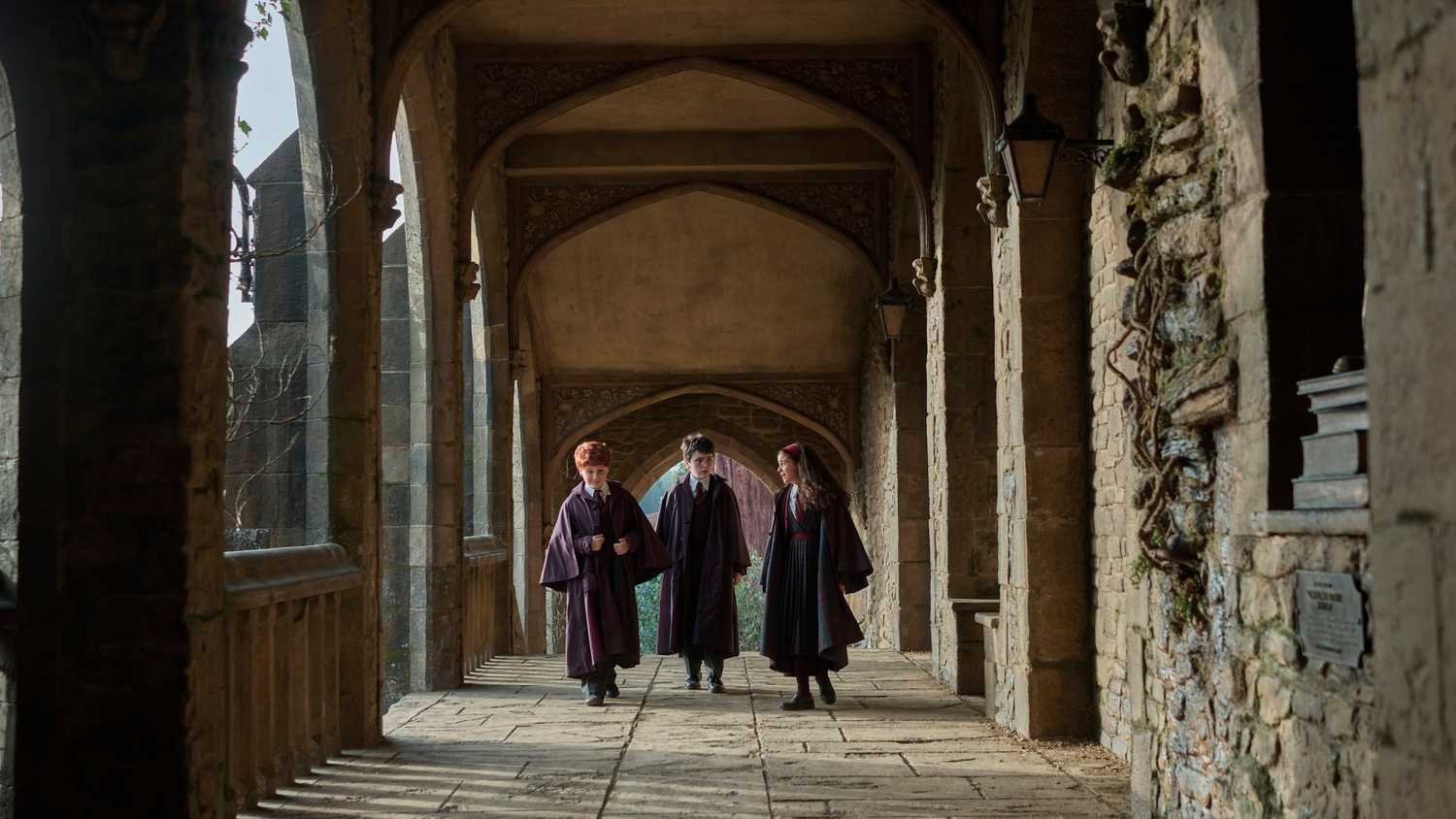 Alastair Stout, Dominic Mclaughlin and Arabella Stanton in Harry Potter and the Philosopher's Stone