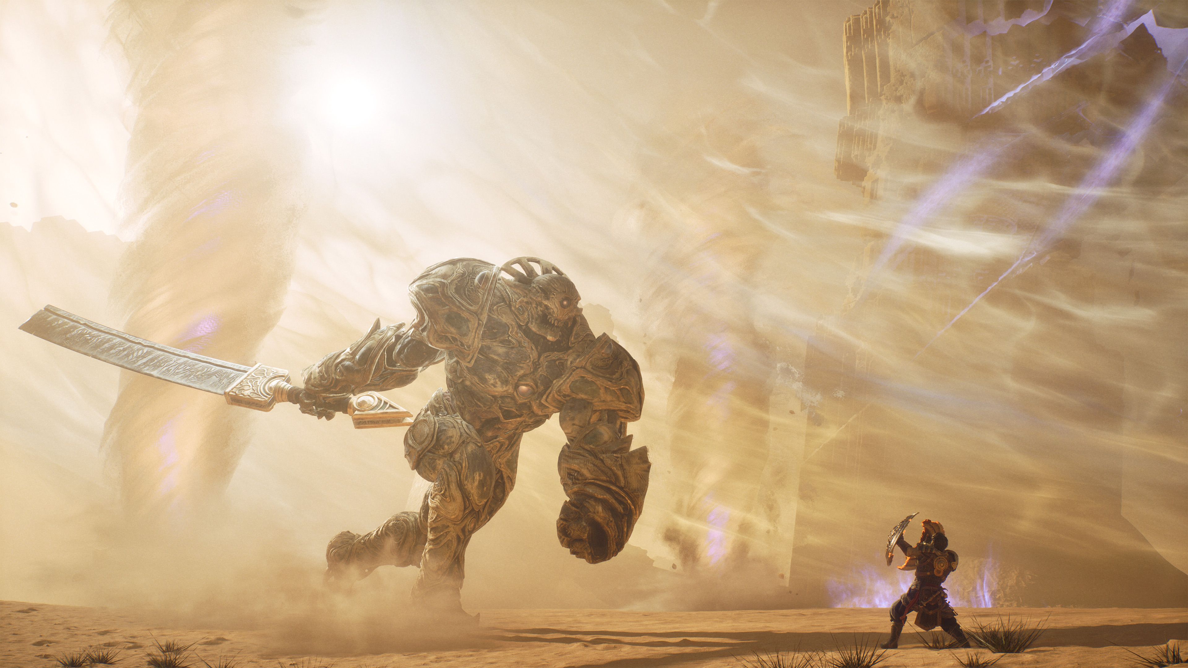 The Sand Knight in 1001: Threads of Mizan.