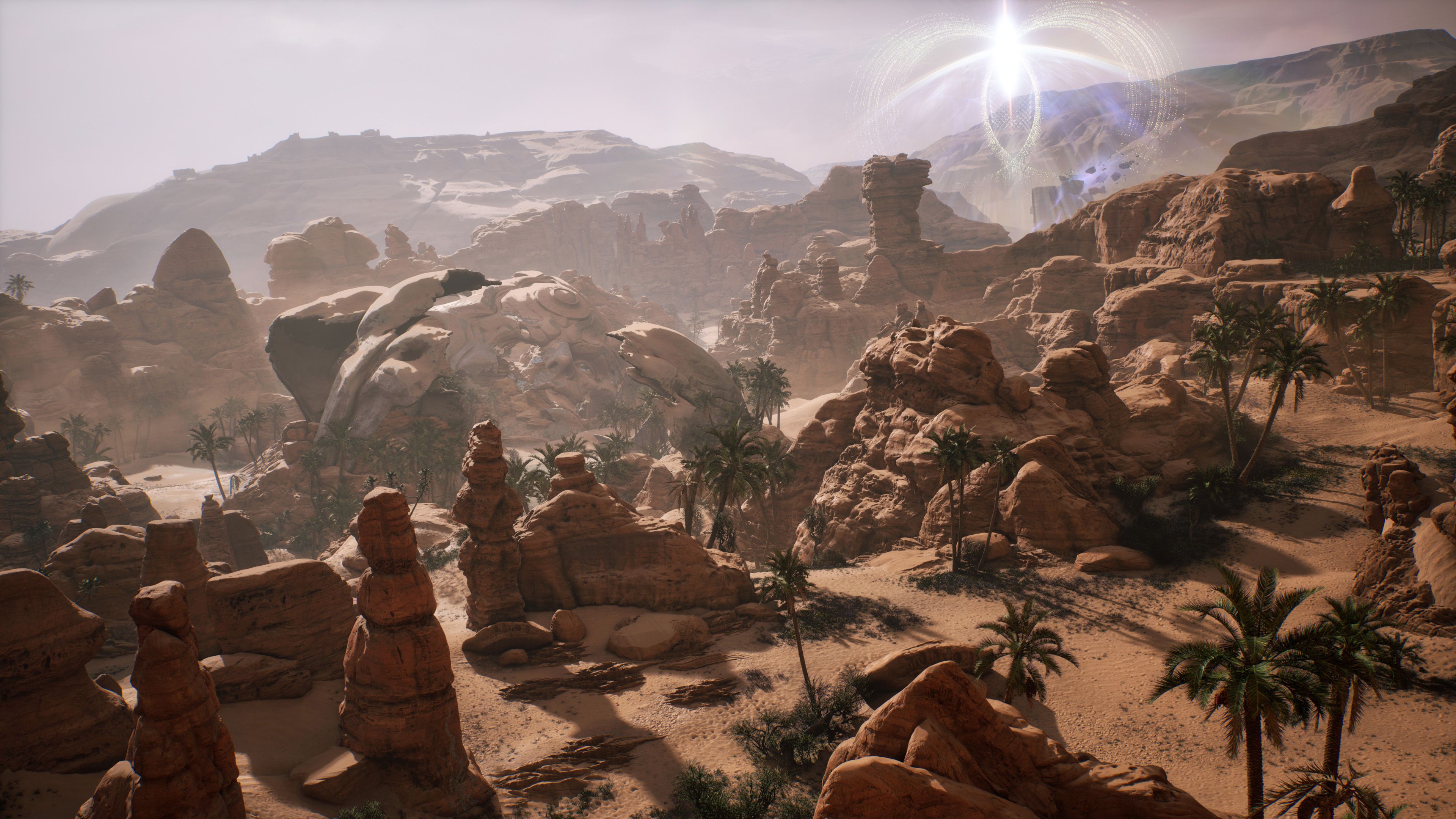 A rocky desert in 1001: Threads of Mizan.
