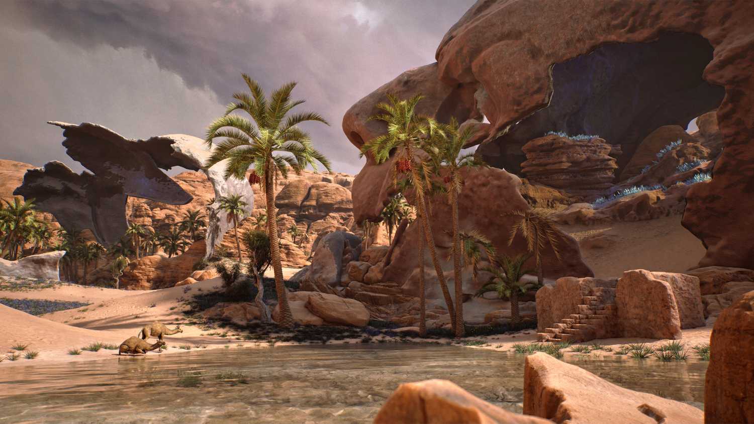 An oasis in 1001: Threads of Mizan.