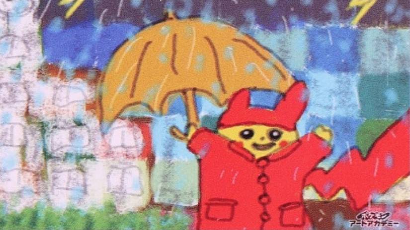 Art Academy Fujishima Pikachu Pokémon Card Screenshot of artwork