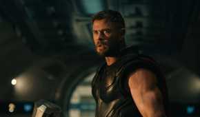 Thor with a shocked expression.