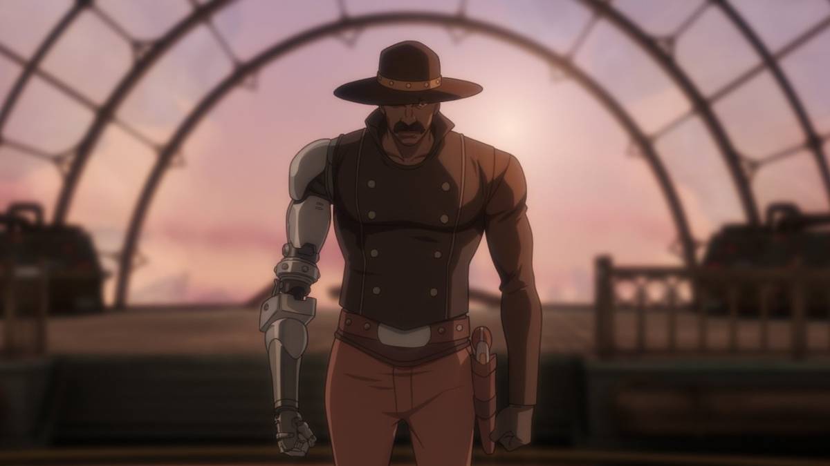 Брайан Тайри Генри о сериале Bass X Machina: переосмысление вестерна в стиле стимпанк Басс Ривз с механической рукой в Bass X Machina