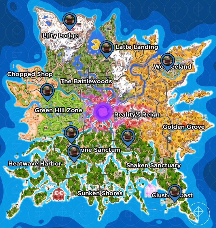 First Chapter Fortnite Graphics Birthday cake slice locations in Fortnite Chapter 7 Season 4