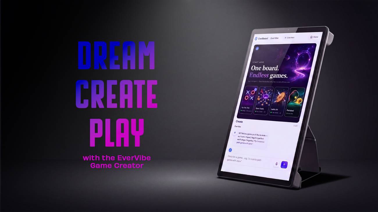 EverBoard 推出搭載 AI 的數位遊戲桌，售價 500 美元，可從零開始創造遊戲