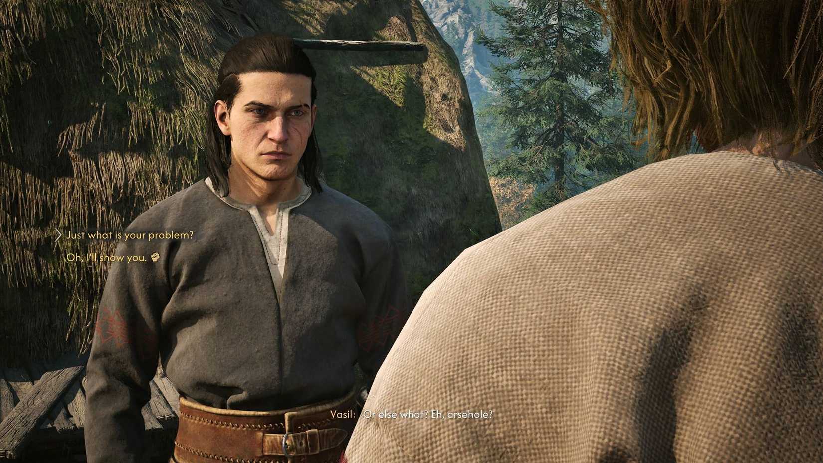 Coen apprehending Vasil during "Someone Needs A Lesson" in The Blood of Dawnwalker.