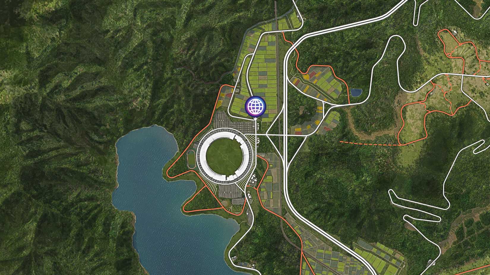 The location of the British Automotive Dealership in Forza Horizon 6.