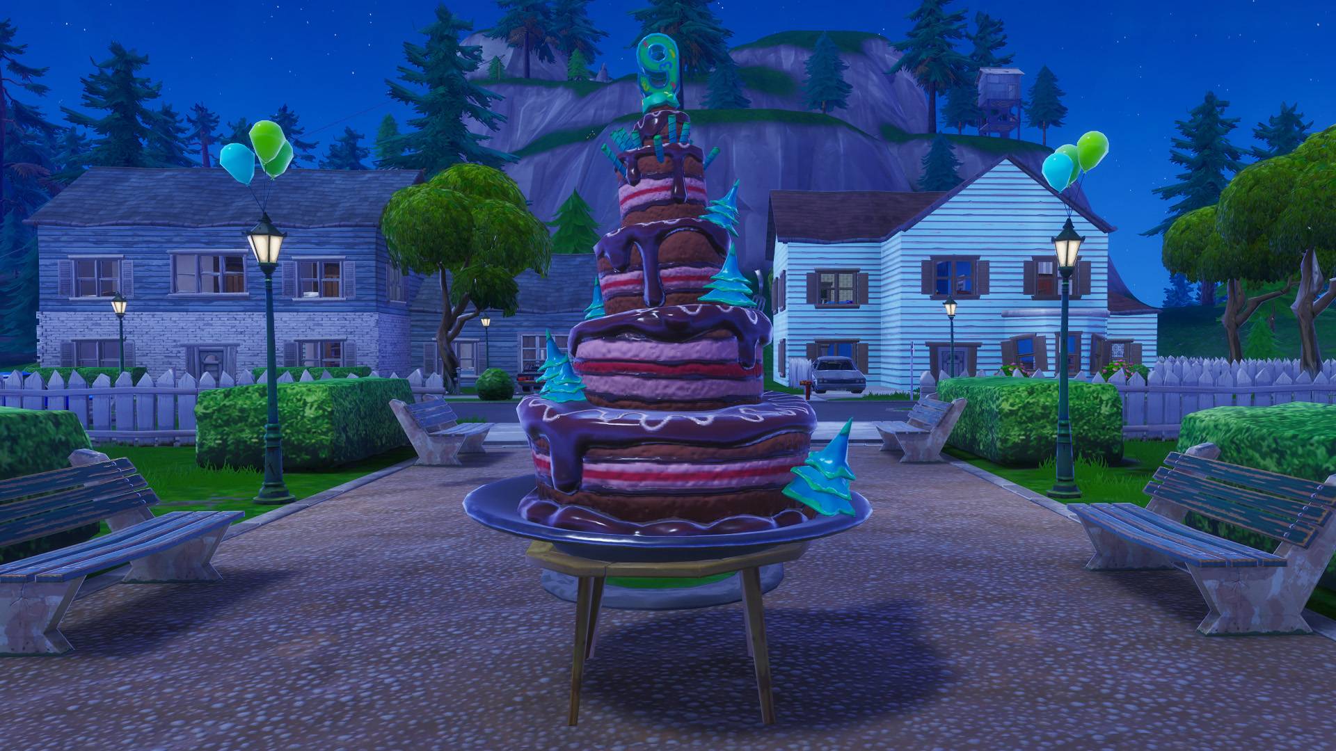 Birthday cake slice locations in Fortnite Chapter 7 Season 4
