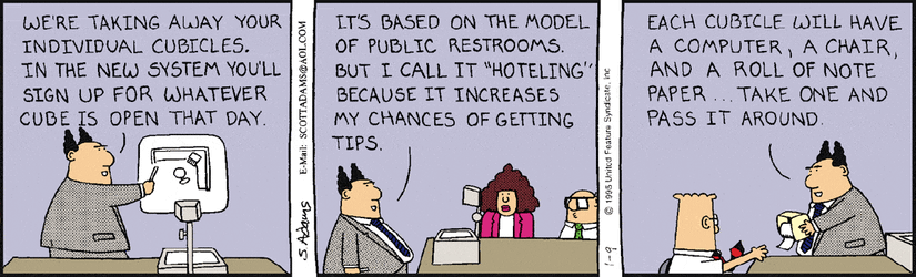 лучшая цитата из комикса Dilbert — иллюстрация 2 к материалу лучшая цитата из комикса Dilbert — иллюстрация 2 к материалу