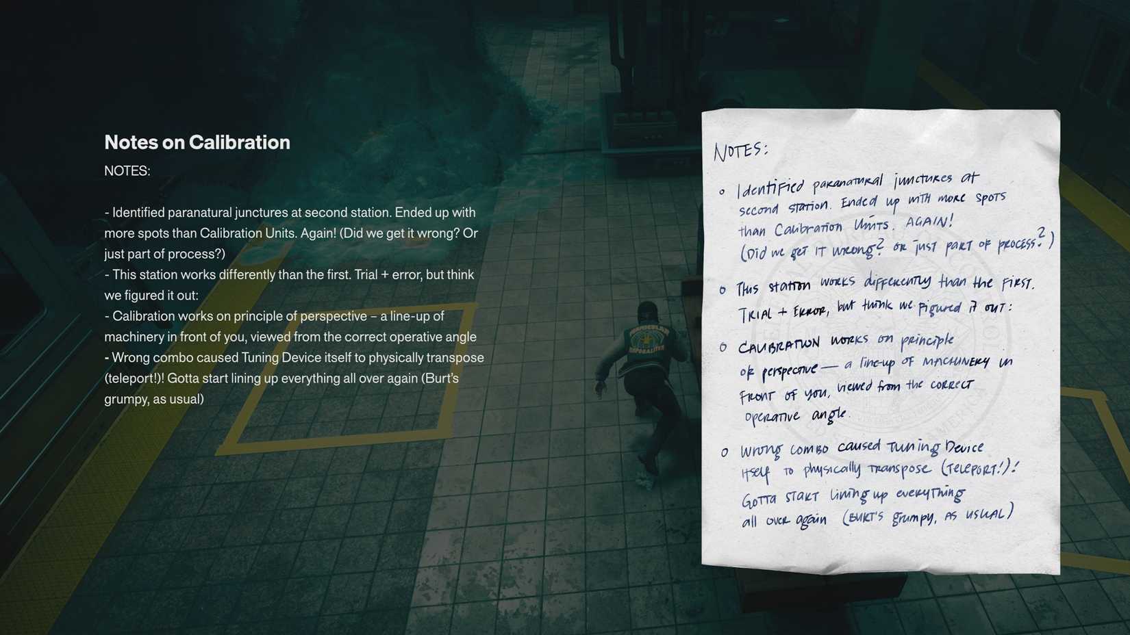 Note on calibrating the Factory Station in Control Resonant.