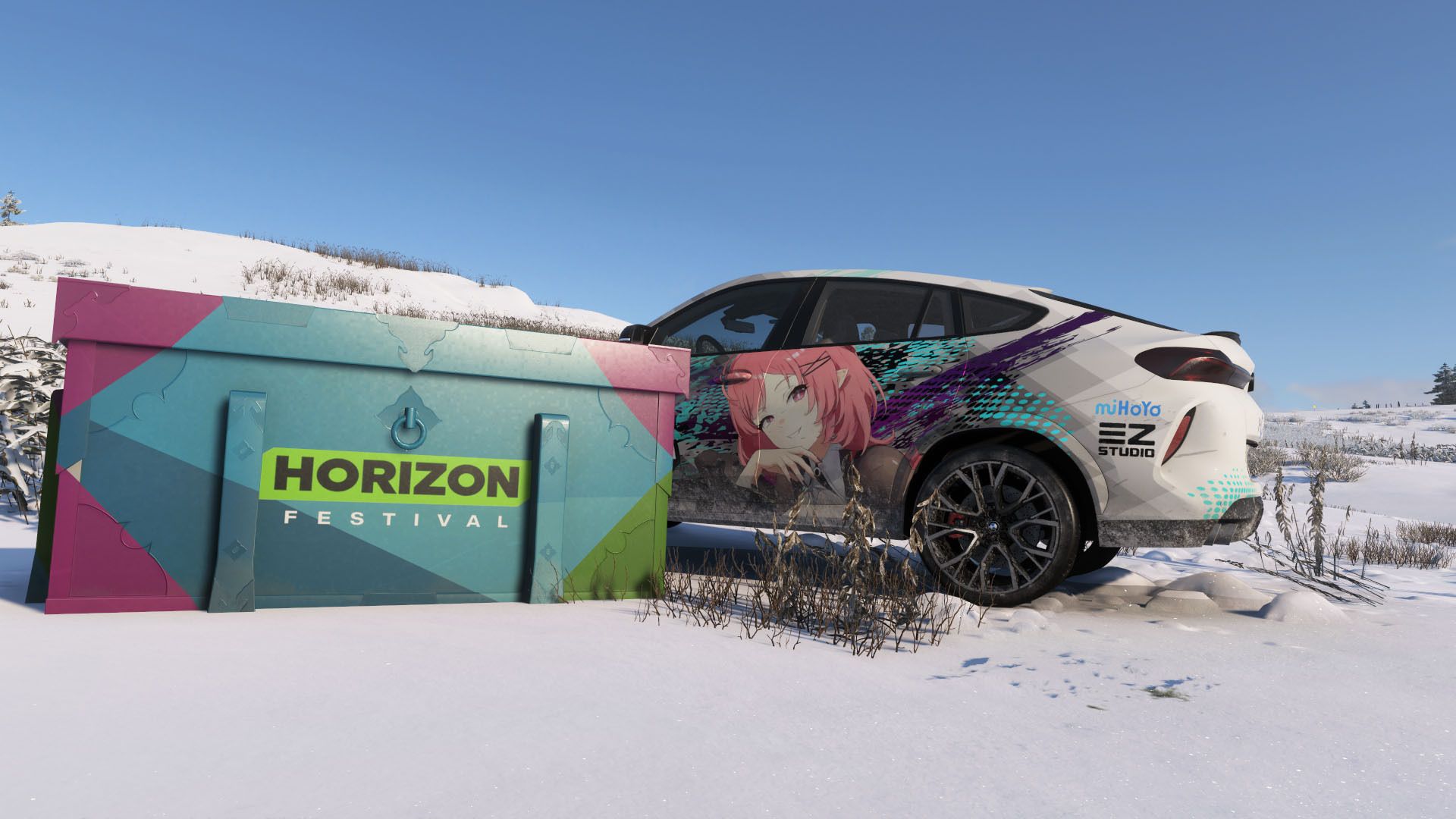 Winter Shimanoyama region treasure hunt location in Forza Horizon 6