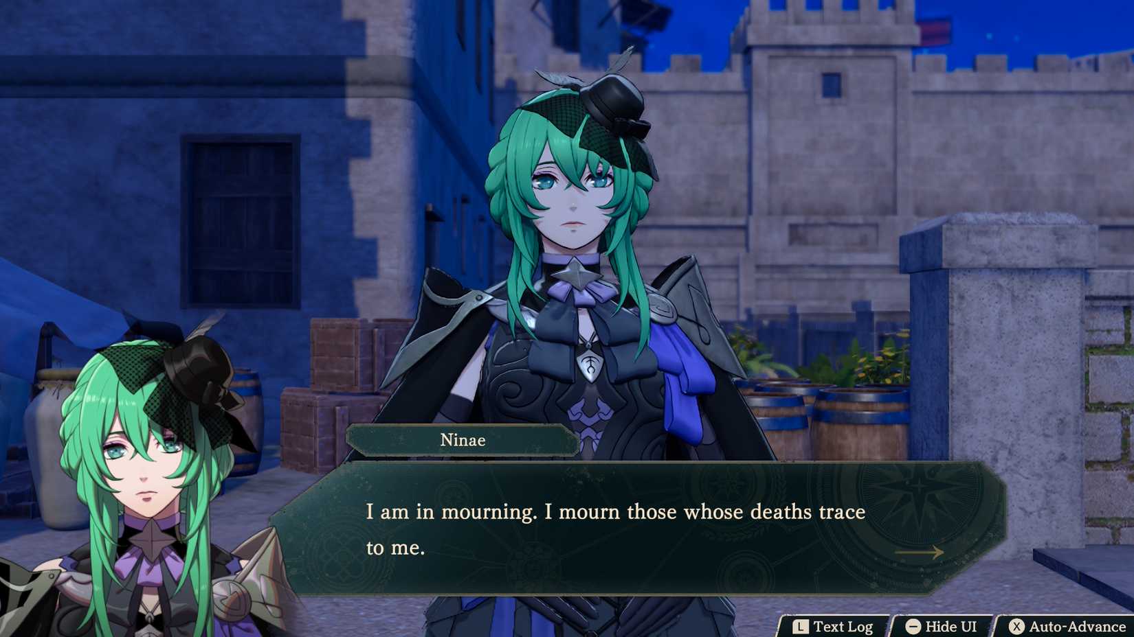 Ninae in Fire Emblem Fortune's Weave
