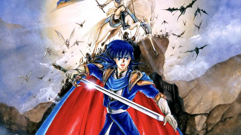 Artwork for Fire Emblem: Genealogy of the Holy War.