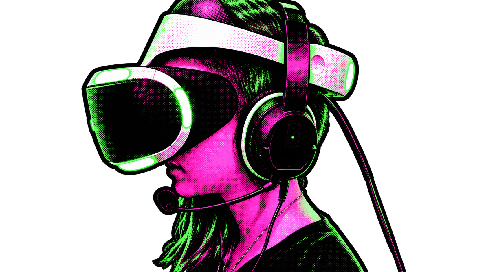Illustration of a pair of headphones