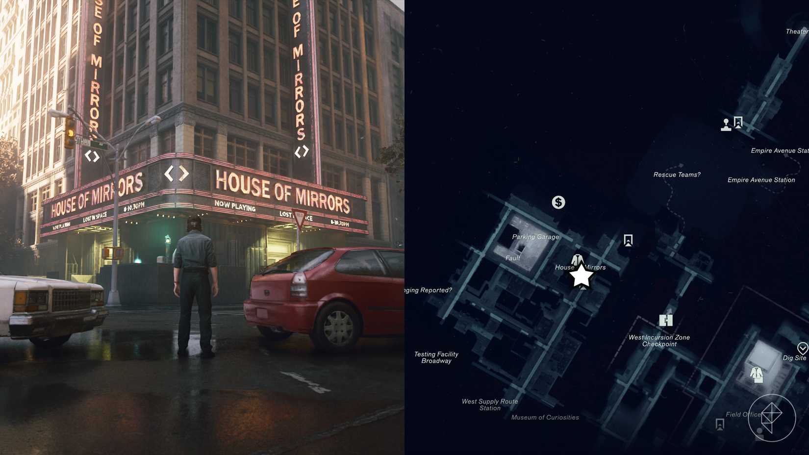 The House of Mirrors in the West Incursion Zone in Control Resonant.