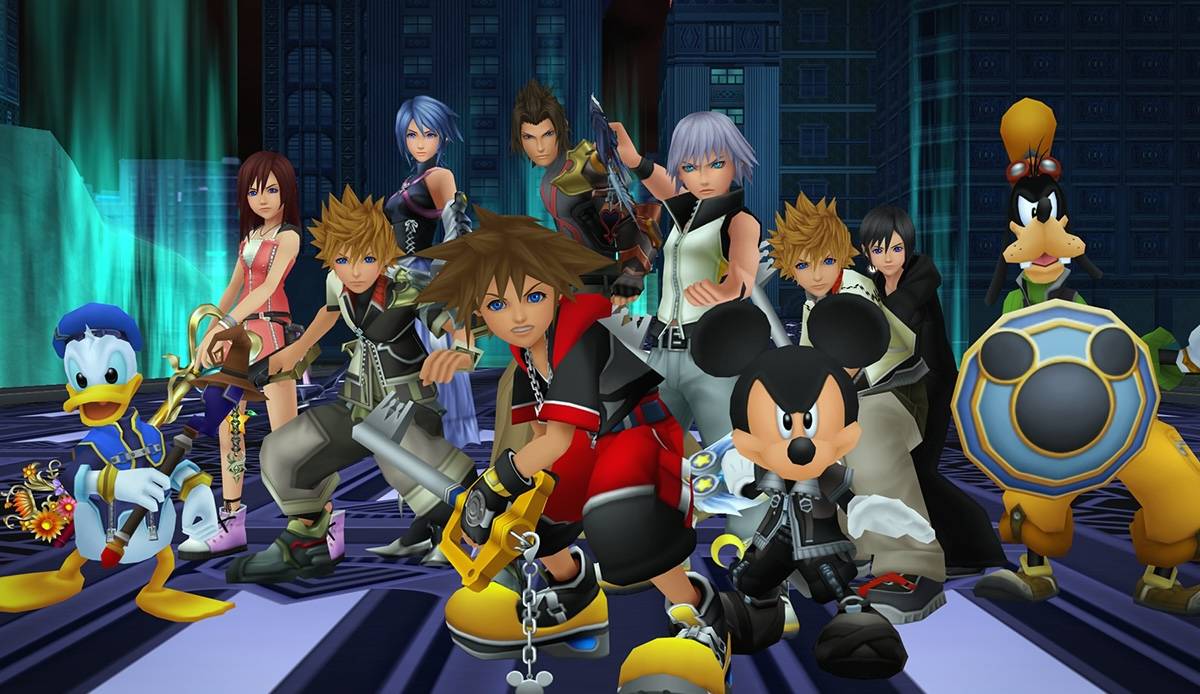 Ventus and Terra during the Keyblade Graveyard battle in Kingdom Hearts Birth by Sleep