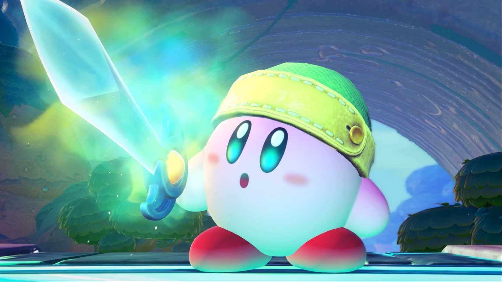 kirby wielding master sword