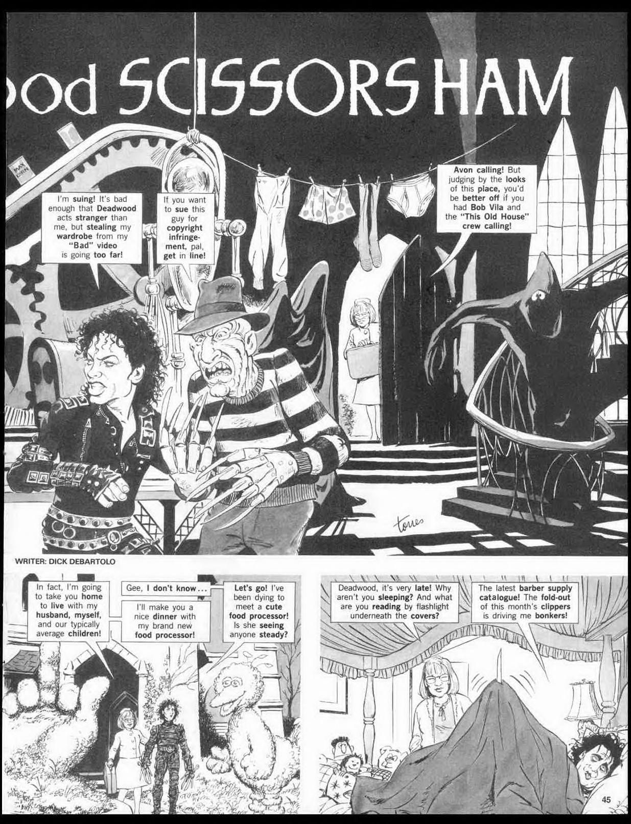 MAD magazine edward scissorhands 2