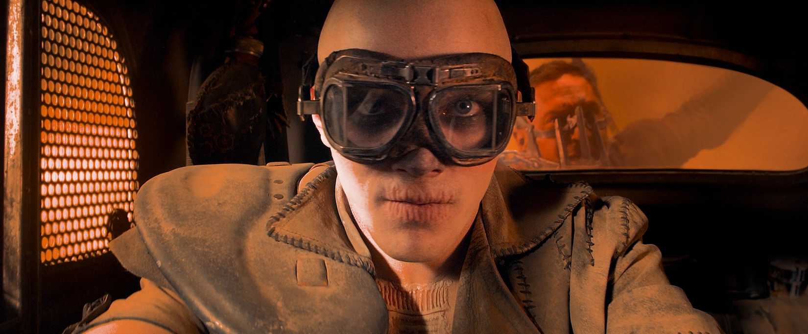 Nux looks determined as Max calls out in distress in Fury Road