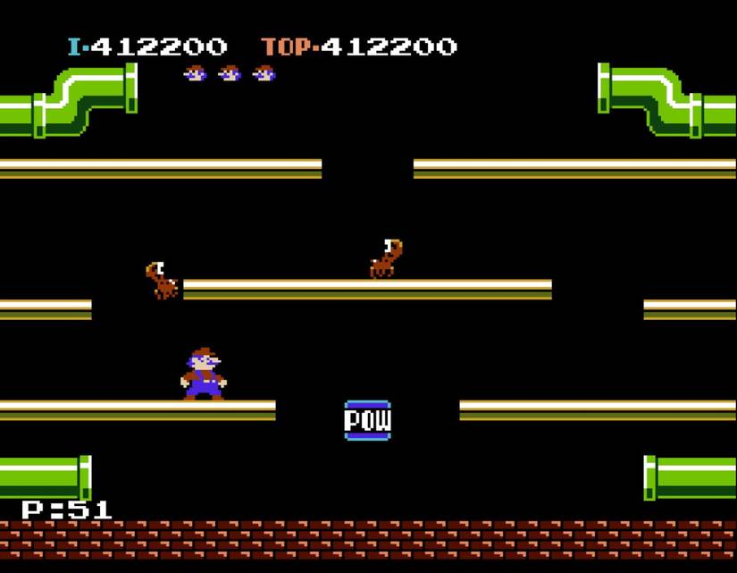 Mario Bros. screenshot - Nintendo Switch Online NES version