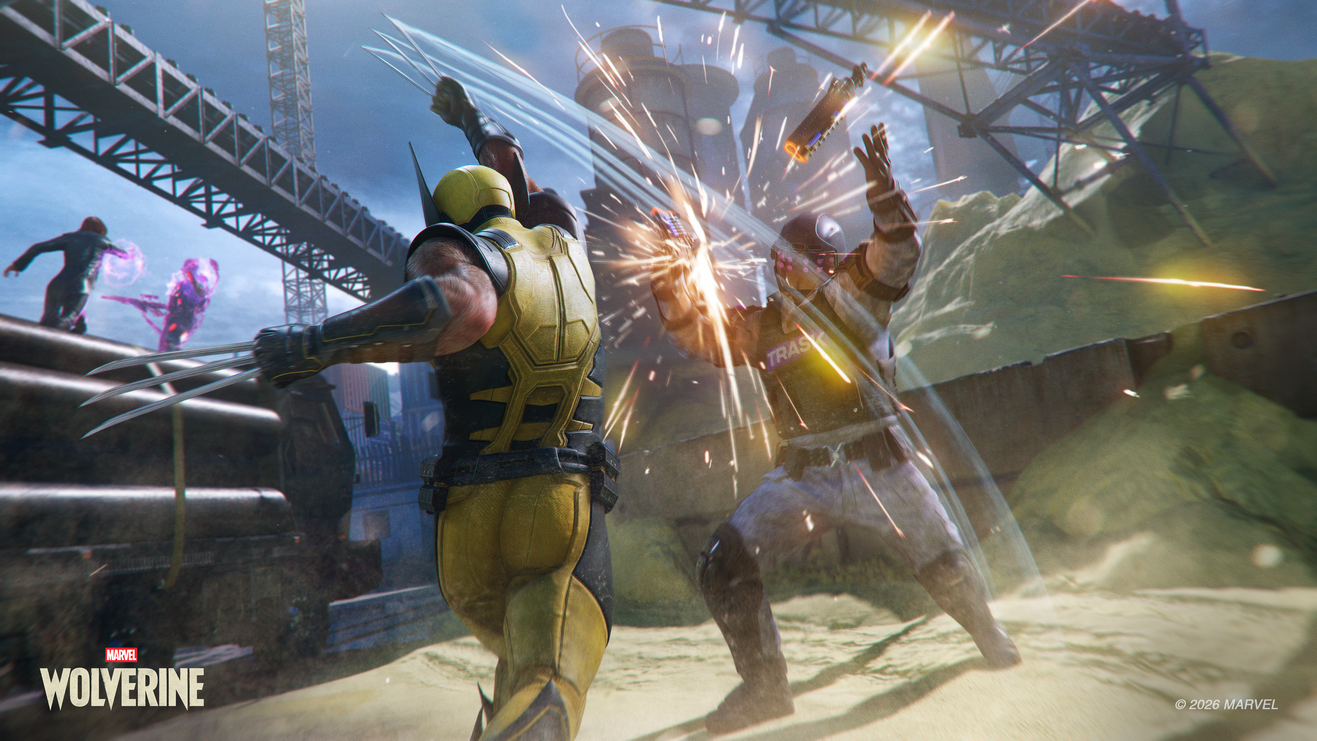 Wolverine parries an attack in Marvel's Wolverine.