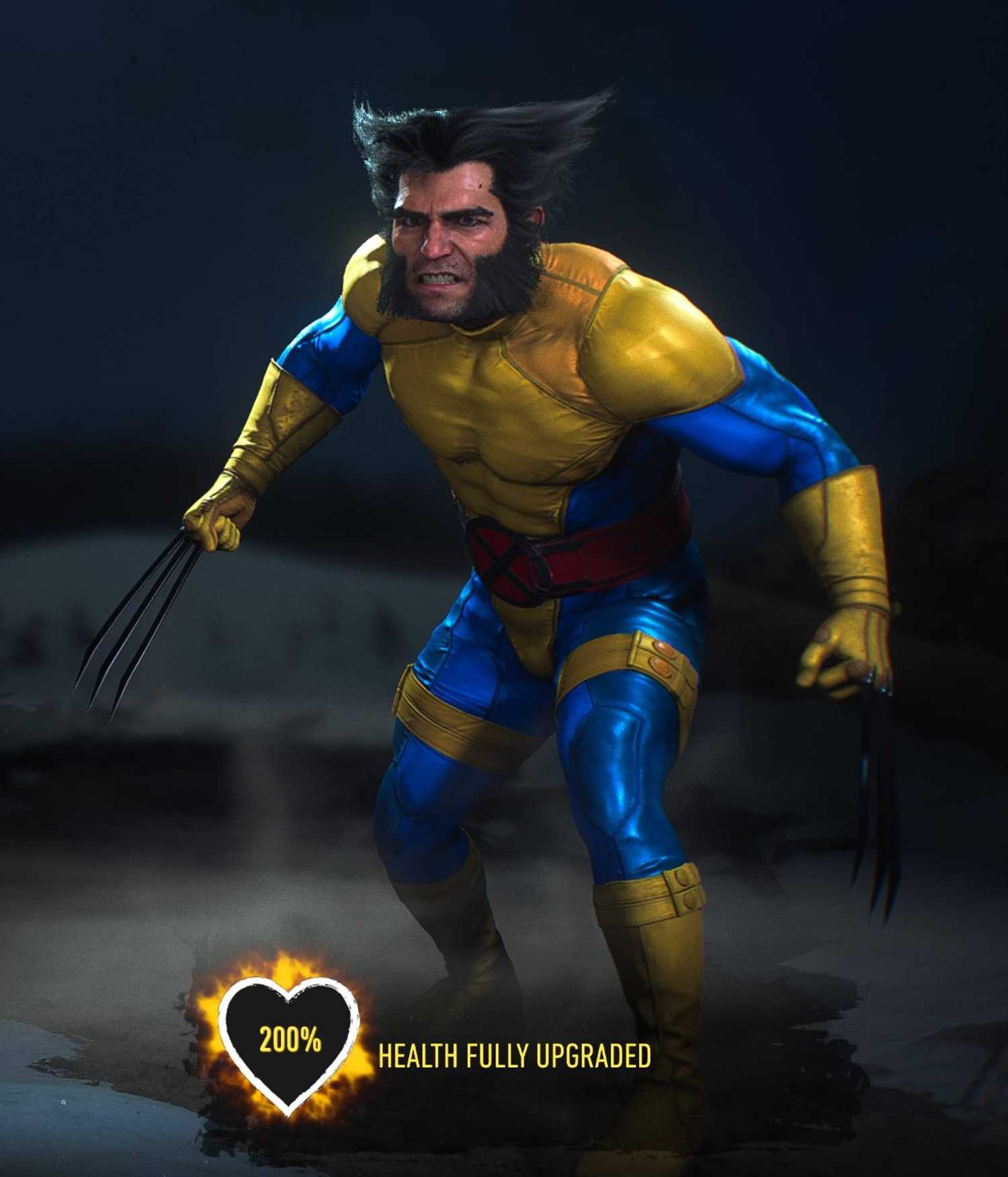 The Blue & Gold suit in Marvel's Wolverine.