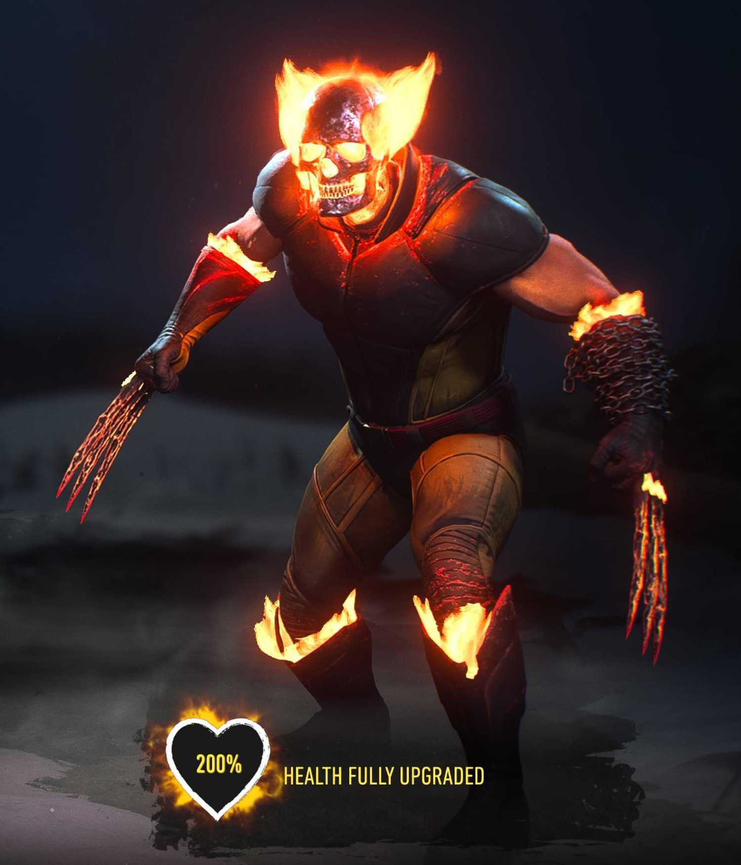 The Hellverine suit in Marvel's Wolverine.