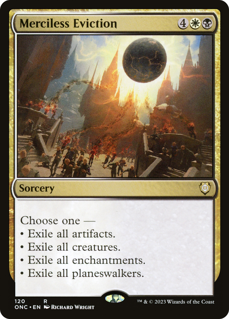 Merciless Eviction - Phyrexia All Will Be One Commander 120 (886542b7-55dc-4718-b4d9-fbde26260aad)