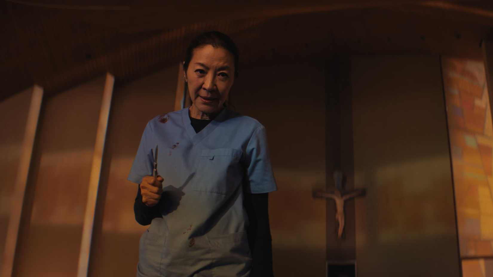 Michelle Yeoh stars as retired surgeon Eliza in The Surgeon.