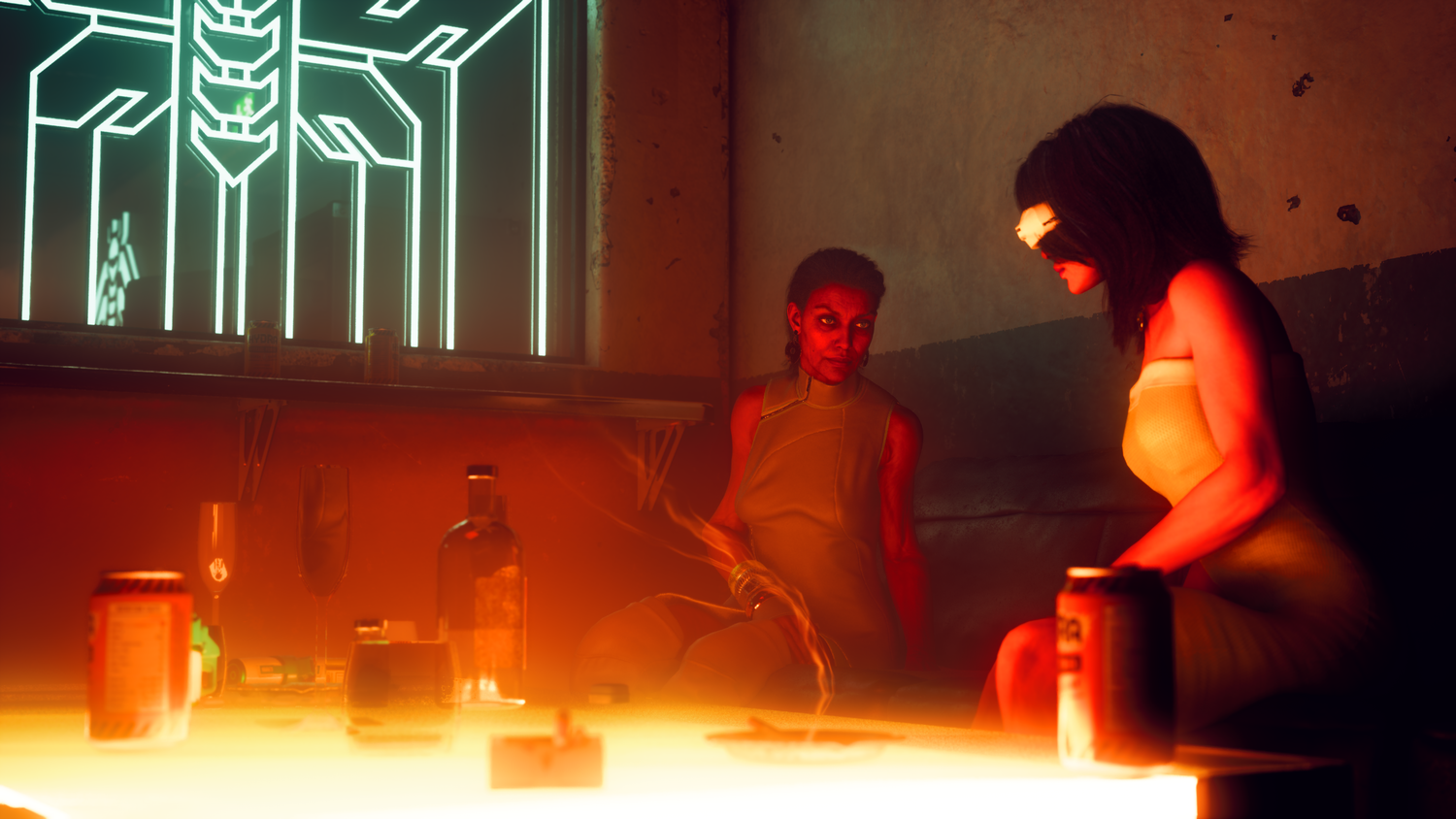 Two women get drunk at a hookah bar in No Law