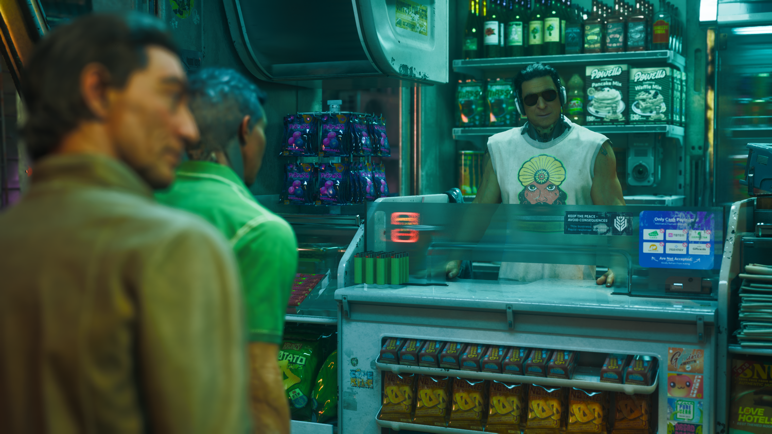 A bodega owner sells tickets in No Law
