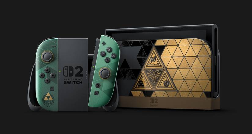Nintendo выпускает лимитированную версию Switch 2 в стиле The Legend of Zelda — иллюстрация 2 к материалу Nintendo выпускает лимитированную версию Switch 2 в стиле The Legend of Zelda — иллюстрация 2 к материалу
