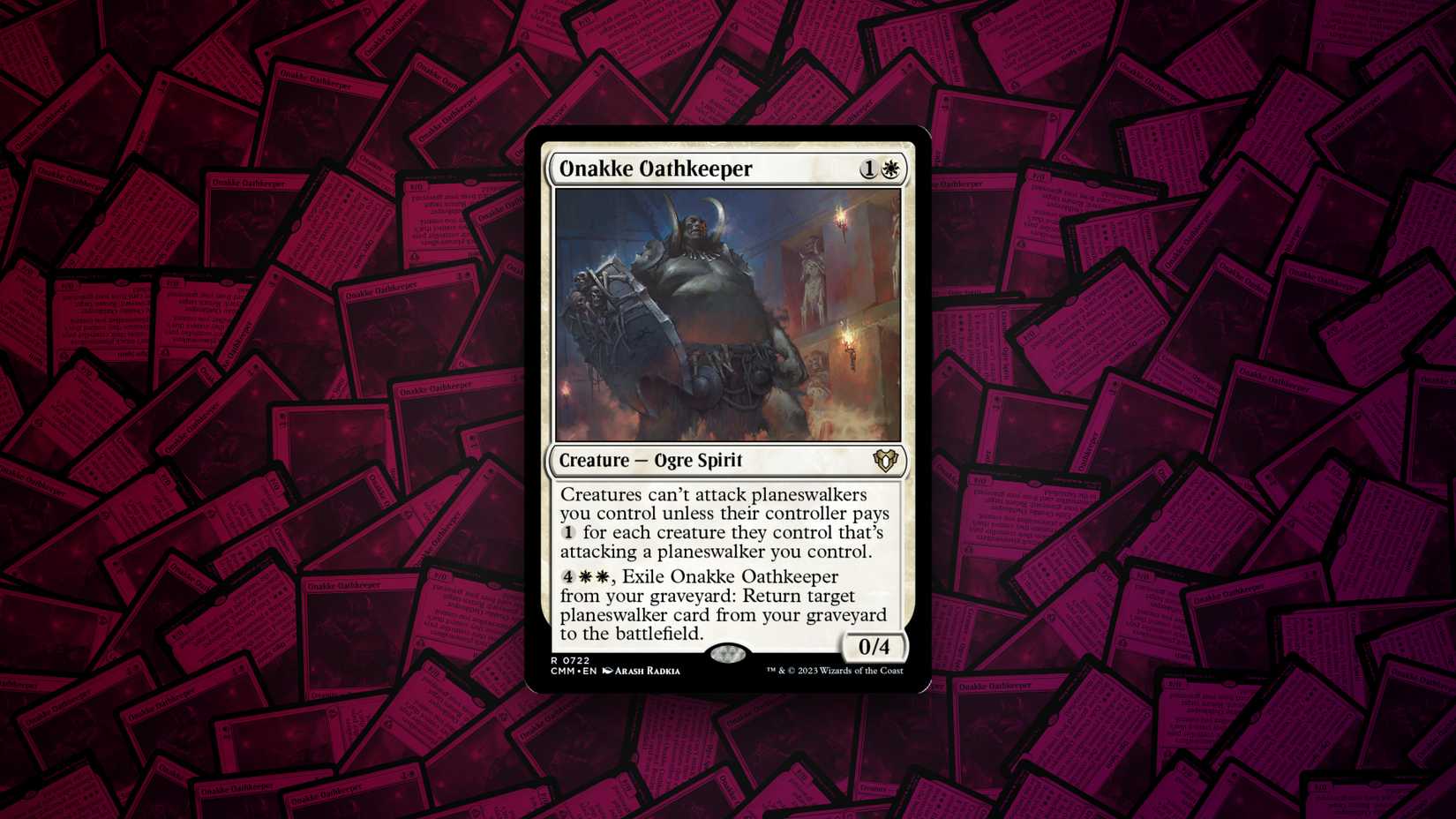 Onakke Oathkeeper Magic Card Screenshot