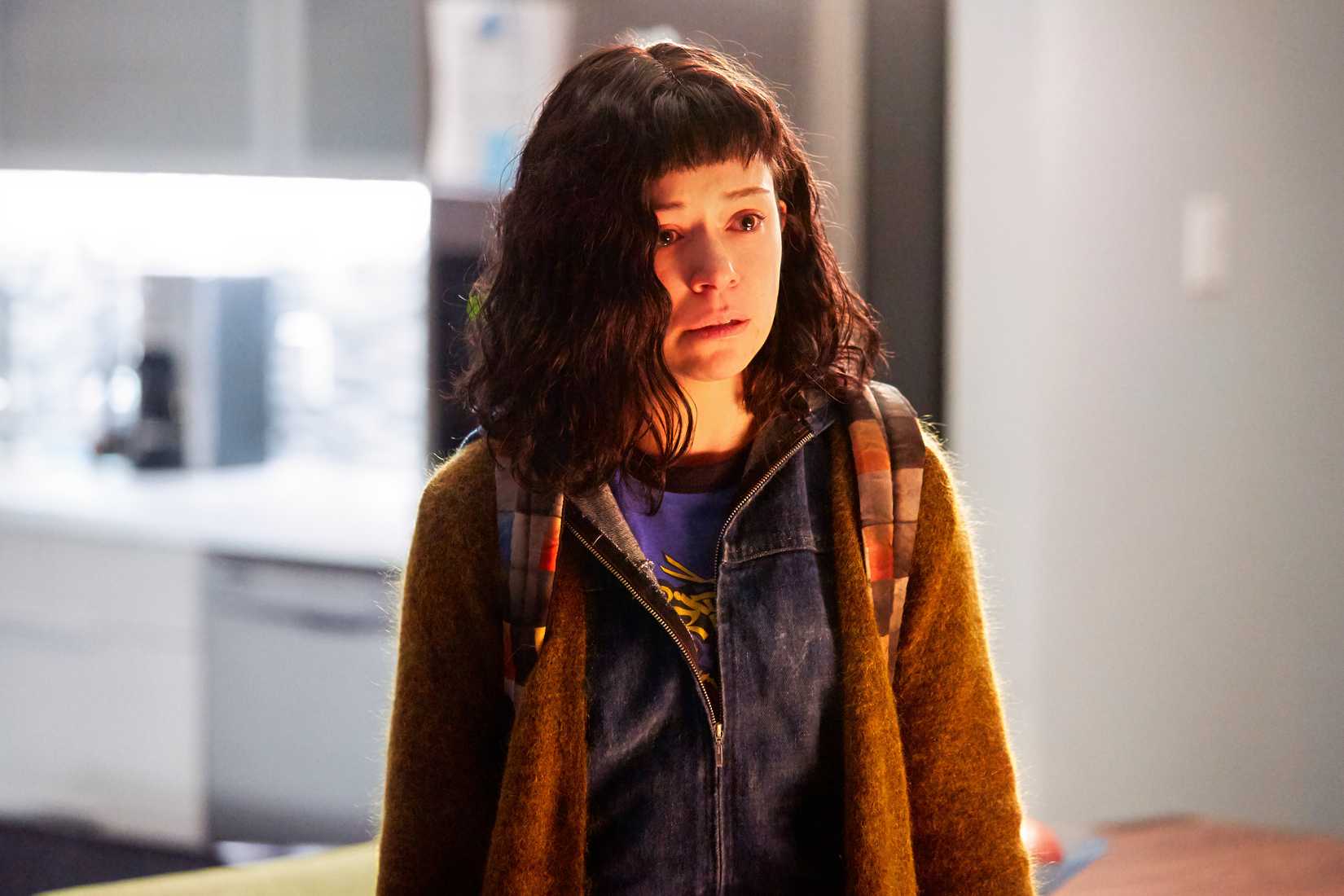 M.K. looks flabbergasted in Orphan Black