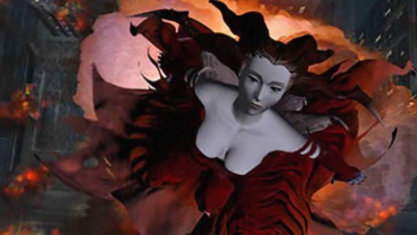A screenshot from the 1998 game Parasite Eve.