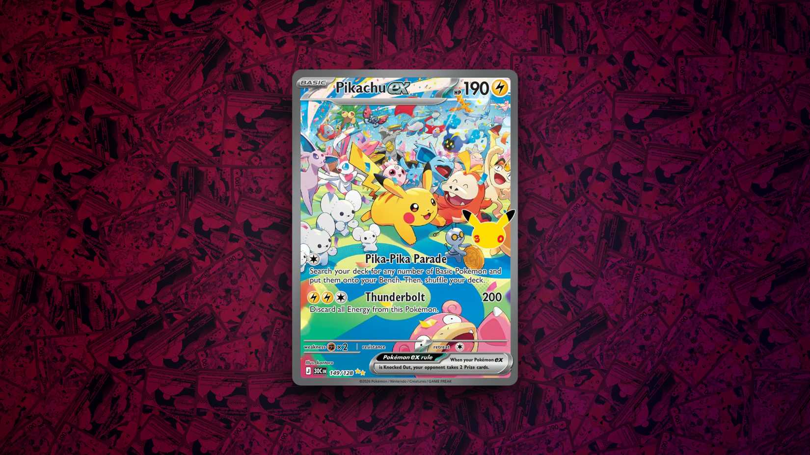 Pikachu ex Daytime SIR 30th Celebration Screenshot