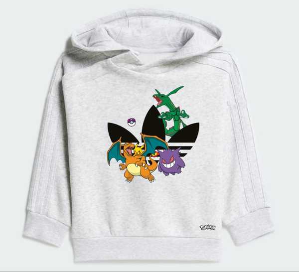grey pokémon hoodie